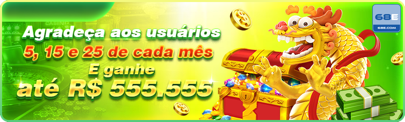 68e — seção que apresenta jogos em evidência, com hierarquia visual clara, pensado para aumentar a permanência na